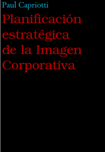 Planificación Estratégica de la Imagen Corporativa